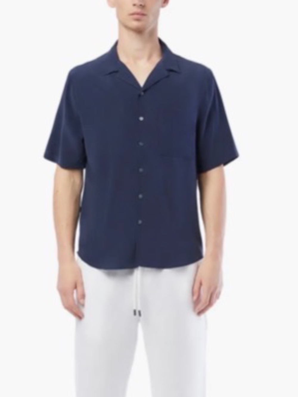 NWT Men’s Navy Linen Onia Button Down Vacation Shirt SZ M